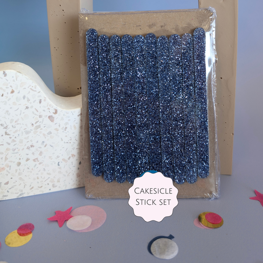 Cakesicle Set - Glitter Blue