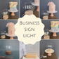 Business Sign Light / Night Light