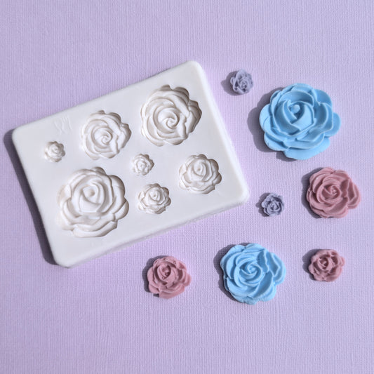 Rose Silicone Fondant Mould