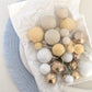 Natural Teddy Bear Faux Ball Set