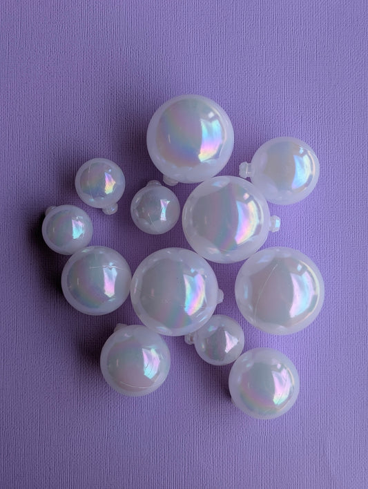 White Bubble - Transparent Ball Set