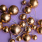 Metallic Gold Faux Ball Set