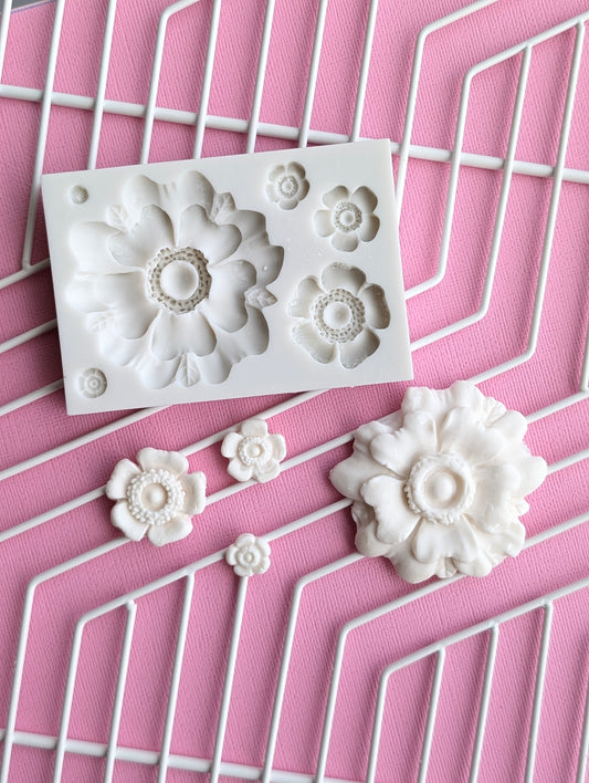 Flower 3D Silicone Fondant Mould