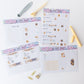 Sunflower Bakers - Weekly Functional Sticker Sheet Set