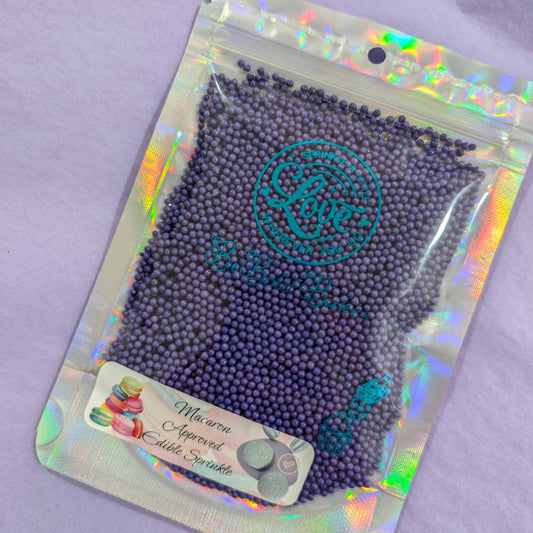 Dark Purple 2mm Edible Sprinkle - 60g