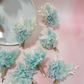 Pastel Blue Cuppie Bouquet