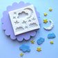 Starlight Night Silicone Fondant Mould