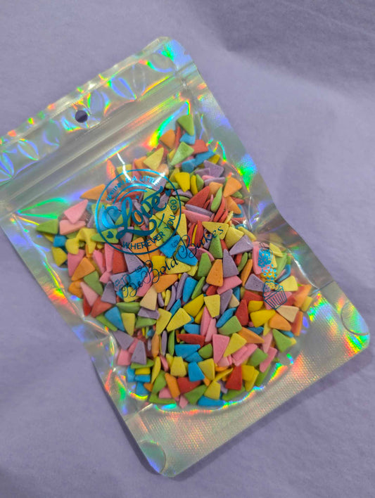 Rainbow Triangle Confetti Edible Sprinkle - 60g